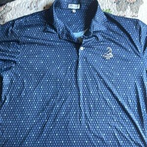 Peter Millar, Pinehurst, Summer, comfort collared shirt with skulls size XL